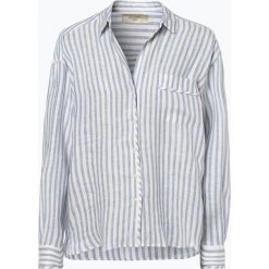 Weekend Max Mara - Damska bluzka lniana – Tarocco, niebieski. Niebieskie bluzki damskie Weekend Max Mara, bez wzorów, z materiału, bez kołnierzyka, bez rękawów. Za 649,95 zł.