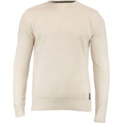 Beżowy Sweter Męski -Brave Soul- Dziergany, Okrągły Dekolt, Gładki SWBRSAW14HOLDINGECRU. Brązowe swetry męskie m, dziergany, klasyczne, z okrągłym kołnierzem. W wyprzedaży za 59,00 zł.