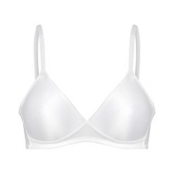 Triumph Biustonosz Soft Sensation biały female biały 70C. Białe biustonosze sportowe damskie Triumph, z haftami, z jedwabiu. Za 159,00 zł.