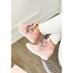 Sneakersy damskie: Różowe Sneakersy Doodad