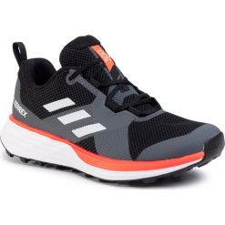 Buty adidas - Terrex Two EH1836 Cblack/Cwhite/Sored. Czarne buty sportowe męskie Adidas, z tworzywa sztucznego, bez zapięcia, do biegania, adidas terrex. W wyprzedaży za 299,00 zł.