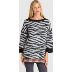 SWETER LIU JO. Pomarańczowe swetry damskie Liu Jo, s, z aplikacjami, z materiału, bez rękawów, bez kaptura. Za 1039,00 zł.