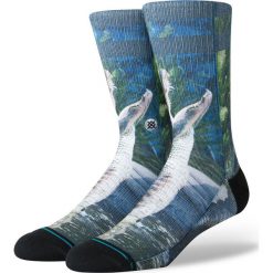 Stance Alberta Skarpetki Niebieski. Niebieskie skarpetki męskie Stance, bez wzorów, z elastanu. Za 76,95 zł.