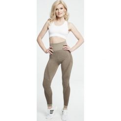 Gym Hero - Legginsy Coyote. Szare legginsy skórzane marki Gym Hero, s. Za 189,90 zł.