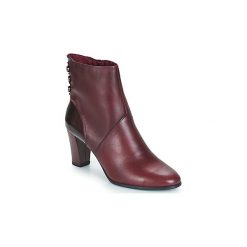Botki Tamaris ESMERALDA. Szare botki damskie marki Tamaris, z materiału, z okrągłym noskiem. Za 314,90 zł.