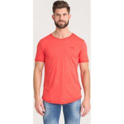 T-SHIRT Joop! Jeans. Czerwone t-shirty męskie JOOP! Jeans, s, bez wzorów, z bawełny, z okrągłym kołnierzem. Za 160,30 zł.