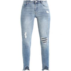 Rurki damskie: Missguided ANARCHY MID RISE STEPPED Jeans Skinny Fit blue
