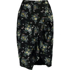 Spódniczki ołówkowe: Oasis RUFFLE PRINTED PENCIL SKIRT Spódnica z zakładką multi/black