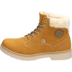 Trapery damskie AMERICAN CLUB 708145W CAMEL. Brązowe buty trekkingowe damskie American CLUB. W wyprzedaży za 79,00 zł.