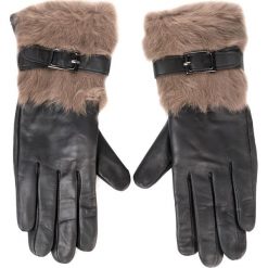 Rękawiczki Damskie EMU AUSTRALIA - Willow Gloves Black. Czarne rękawiczki damskie EMU Australia, bez wzorów, ze skóry. W wyprzedaży za 199,00 zł.