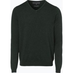 Finshley & Harding - Sweter męski, zielony. Zielone swetry klasyczne męskie Finshley & Harding, m, z bawełny. Za 129,95 zł.