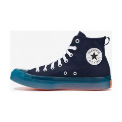 Converse Chuck Taylor All Star Translucent Midsole Hi Tenisówki Niebieski. Niebieskie trampki męskie Converse, bez wzorów, z materiału, retro, bez zapięcia. Za 411,95 zł.