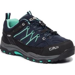Trekkingi CMP - Kids Rigel Low Trekking Shoes Wp 3Q13244 B.Blue/Aqua Mint 12ND. Niebieskie półbuty dziewczęce CMP, na sznurówki. Za 219,00 zł.
