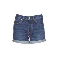 Szorty i Bermudy Levis 501 SHORT LONG. Niebieskie szorty damskie Levi's®, bez wzorów. Za 191,20 zł.