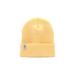 Czapka Beanie Vanilla Pudding. Żółte czapki męskie Harp Team, bez wzorów, z dzianiny. Za 59,00 zł.