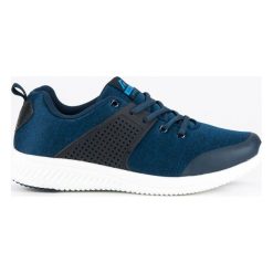 AX BOXING sznurowane tekstylne obuwie niebieskie. Niebieskie buty sportowe męskie marki AX BOXING, na sznurówki. Za 109,00 zł.