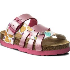 Klapki DR. BRINKMANN - 500255 M Rosa. Różowe sandały dziewczęce marki Dr. Brinkmann, ze skóry ekologicznej, bez zapięcia. Za 99,00 zł.