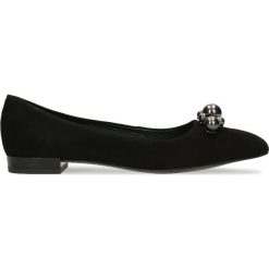 Baleriny AI. Czarne baleriny damskie marki Gino Rossi, ze skóry, eleganckie, na płaskiej podeszwie. Za 299,90 zł.