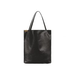 Shopper bag XL czarna klasyczna torba na zamek Vegan. Czarne torby damskie na zakupy marki Hairoo, w paski. Za 170,00 zł.
