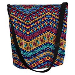 Torebka "Funky" w kolorze szarym ze wzorem - (W)32 x (G)10 cm. Szare torebki klasyczne damskie Bertoni, w paski, z materiału. W wyprzedaży za 57,95 zł.