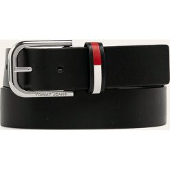 Tommy Jeans - Pasek skórzany. Niebieskie paski damskie Tommy Jeans, w paski, z jeansu. Za 229,90 zł.