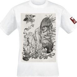 T-shirty męskie: Linkin Park Arrow Mask T-Shirt biały