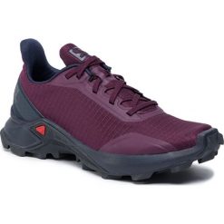 Buty SALOMON - Alphacross W 408048 20 V0 Potent/Purple/Navy Blazer/India Ink. Fioletowe buty sportowe damskie Salomon, bez wzorów, z tworzywa sztucznego, sportowe, do biegania, gore-tex. W wyprzedaży za 269,00 zł.