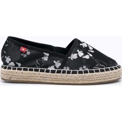 Big Star - Espadryle. Czarne espadryle damskie marki BIG STAR, z gumy, na obcasie. W wyprzedaży za 69,90 zł.