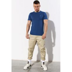 T-Shirt Orlovski R-neck Jeans Grey. Szare t-shirty męskie Edward Orlovski, m, bez wzorów, z bawełny, eleganckie, z włoskim kołnierzykiem. Za 39,00 zł.