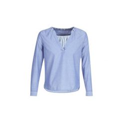 Bluzki Ikks BN13265-41. Niebieskie bluzki damskie IKKS, bez wzorów, bez kołnierzyka, bez rękawów. Za 251,40 zł.