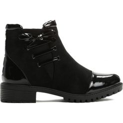 Czarne Botki Buy A Dream. Czarne botki damskie lity marki vices, z materiału, z okrągłym noskiem, na zamek. Za 119,99 zł.