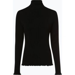 Comma - Sweter damski, czarny. Czarne golfy damskie marki comma, bez wzorów, bez rękawów, bez kaptura. Za 199,95 zł.