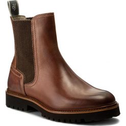 Sztyblety MARC O'POLO - 708 14235001 108 Brandy 723. Brązowe botki damskie na obcasie marki Marc O'Polo, z materiału. W wyprzedaży za 459,00 zł.