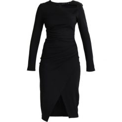 Sukienki: Lavish Alice ASYMMETRIC NECK MIDI DRESS Sukienka etui black