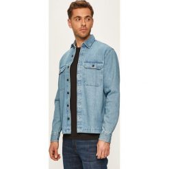 Jack & Jones - Koszula jeansowa. Niebieskie koszule męskie Jack & Jones, s, bez wzorów, z bawełny, klasyczne, z klasycznym kołnierzykiem, z długim rękawem. Za 219,90 zł.