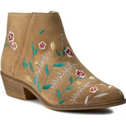 Botki GUESS - Joanah FLJOA1 SUE09 BEIGE. Czarne buty zimowe damskie marki Guess, z materiału. W wyprzedaży za 349,00 zł.