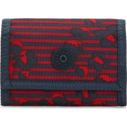 Portfel "Mickylina" w kolorze granatowo-czerwonym - 12,5 x 9 x 2 cm. Czerwone portfele damskie Kipling, bez wzorów, z tkaniny. W wyprzedaży za 59,95 zł.