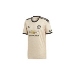T-shirty z krótkim rękawem adidas MUFC A JSY. Brązowe t-shirty męskie Adidas, s, bez wzorów, bez kołnierzyka, krótkie. Za 379,00 zł.