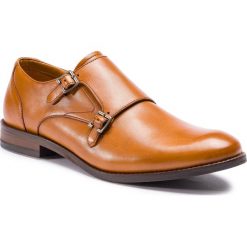 Półbuty CLARKS - Edward Monk 261395527 Tan Leather. Pomarańczowe buty wizytowe męskie marki Clarks, bez wzorów, ze skóry, klasyczne, bez zapięcia. Za 429,00 zł.