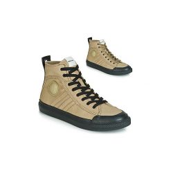 Buty Diesel S-ASTICO MID LACE. Brązowe trampki męskie Diesel, bez wzorów, bez zapięcia. Za 449,00 zł.