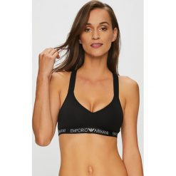 Emporio Armani - Biustonosz. Różowe biustonosze bardotka Emporio Armani, z bawełny. W wyprzedaży za 179,90 zł.
