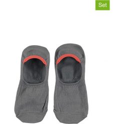 Skarpetki męskie: Skarpetki-stopki (3 pary) w kolorze szarym