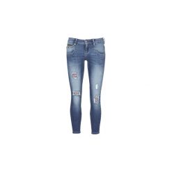 Jeansy slim fit Freeman T.Porter ALEXA CROPPED SDM 7/8. Niebieskie jeansy damskie Freeman T. Porter, bez wzorów, z jeansu. Za 439,00 zł.