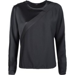 Trussradi Jeans Bluzka. Bluzki damskie Trussardi, na co dzień, bez wzorów, z jeansu, z okrągłym kołnierzem, z długim rękawem. Za 379,00 zł.
