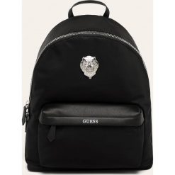 Guess Jeans - Plecak. Czarne plecaki męskie Guess Jeans, z aplikacjami, z jeansu. Za 629,90 zł.