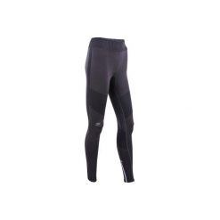 Legginsy Do Biegania Damskie Kiprun Care Ciemnoszare. Szare legginsy sportowe damskie KIPRUN, l, bez wzorów, z elastanu, do biegania. Za 79,99 zł.