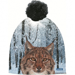 Czapka Magic Fun LYNX. Szare czapki zimowe damskie Pakamera, z dzianiny. Za 79,00 zł.