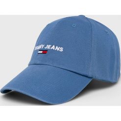 Tommy Jeans - Czapka. Czarne czapki męskie Tommy Jeans, bez wzorów, z bawełny. Za 129,90 zł.