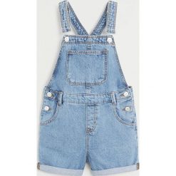 Mango Kids - Szorty dziecięce Amalia 110-164 cm. Niebieskie spodenki dziewczęce Mango Kids, bez wzorów, z bawełny, casualowe. Za 99,90 zł.
