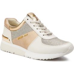 Sneakersy MICHAEL MICHAEL KORS - Allie Trainer 43S9ALFS4L Pale Gold. Żółte półbuty damskie MICHAEL Michael Kors, ze skóry ekologicznej. Za 749,00 zł.